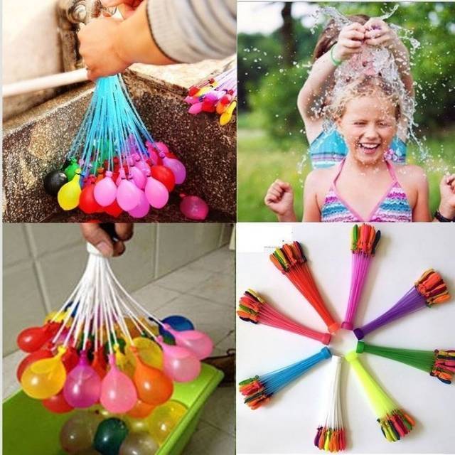 (Bisa COD) TERMURAH MAINAN PERANG BALON AIR Bom Balon Outdoor Rumah Kolam Renang Mandi Anak