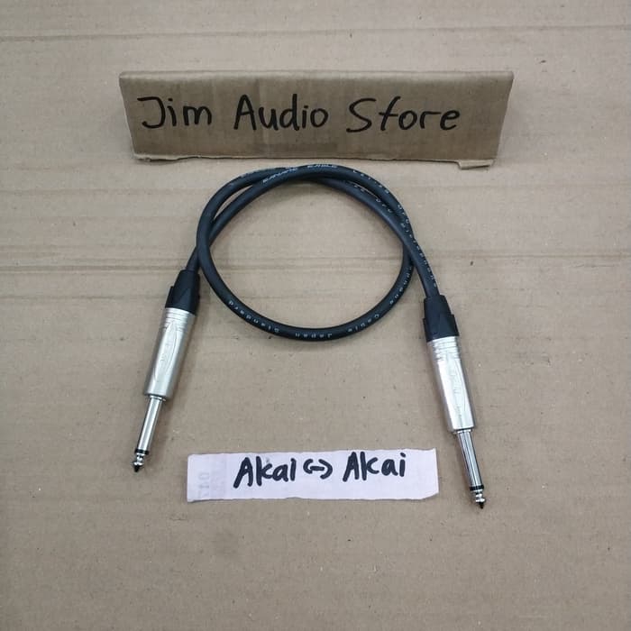 Kabel audio canare 3meter akai 6,5mm to akai 6,5mm / akai to akai