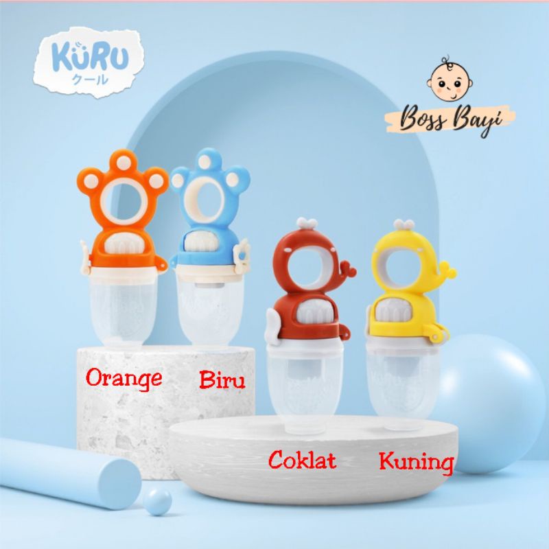 KURU Dot Empeng Bayi | Empeng Buah Sayur Putar | Baby Fruit Teether