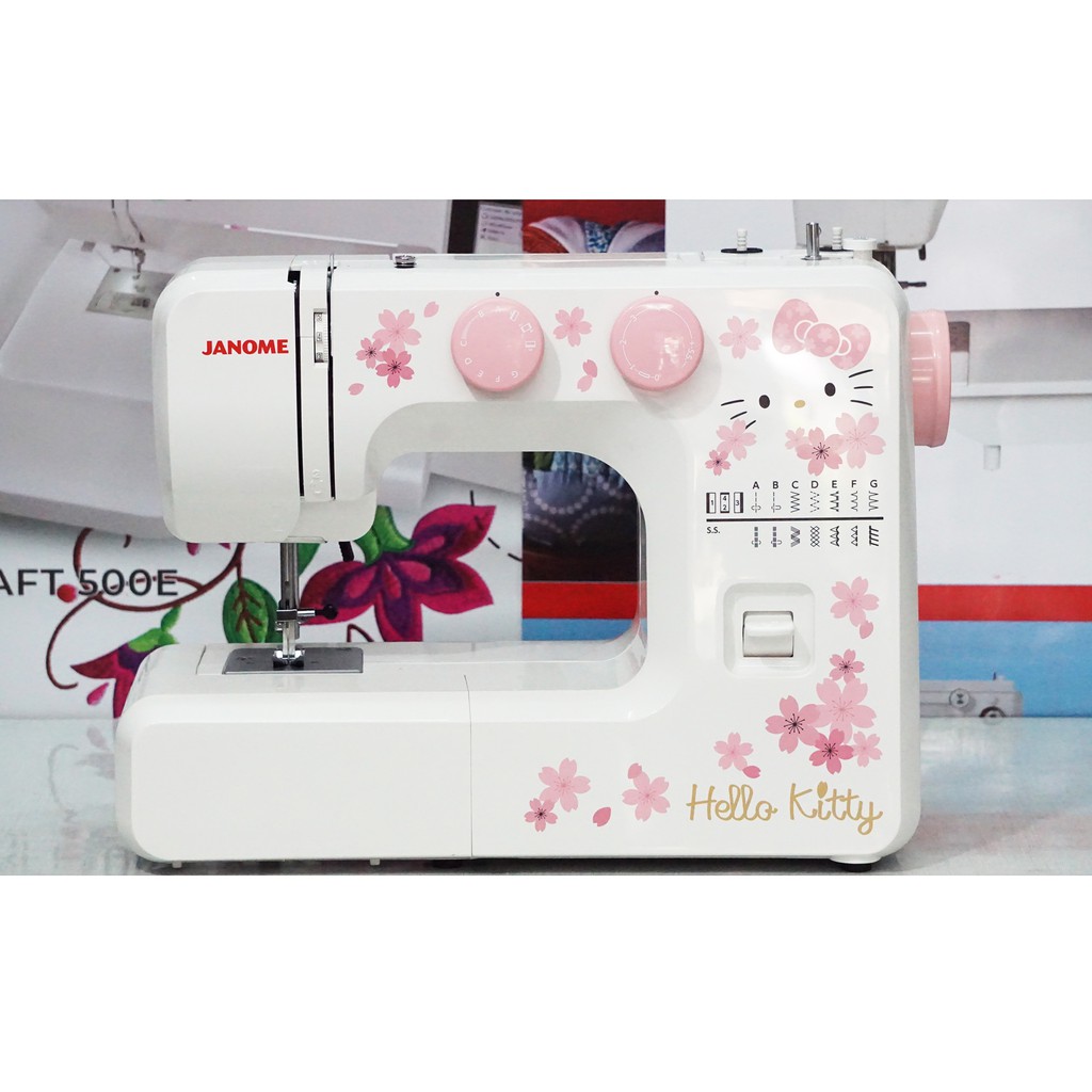 mesin jahit janome hello kitty ns322P