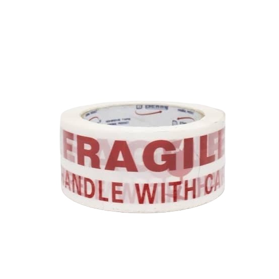 

Lakban fragile berry tape putih 48mm 90yard