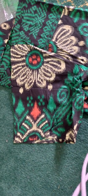 Bswart Batik Jumbo Hrb026 Kenongo Hem Pendek Padi Pekalongan M L Xl Batik Pria Murah Modern Grosir