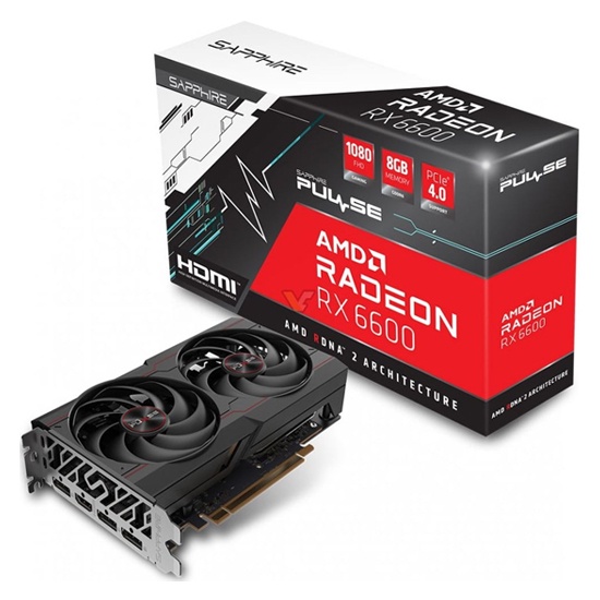 SAPPHIRE PULSE RX 6600 8GB GDDR6 RDNA 2