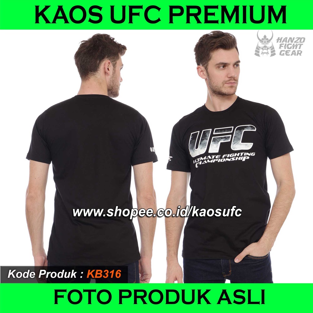 KAOS UFC CLASSIC, TSHIRT UFC, BAJU UFC, KAOS MMA