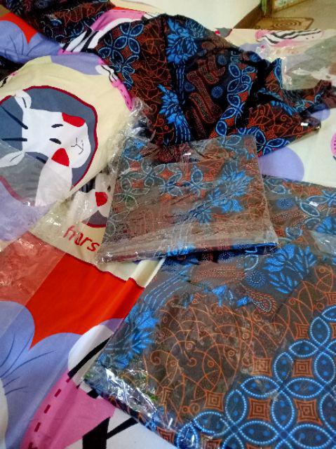 Atasan Batik Dolby Dolbi Dobby Doby Tenun Sutra Tulis Halus Katun Atbm Baron ,sarombit Atasan