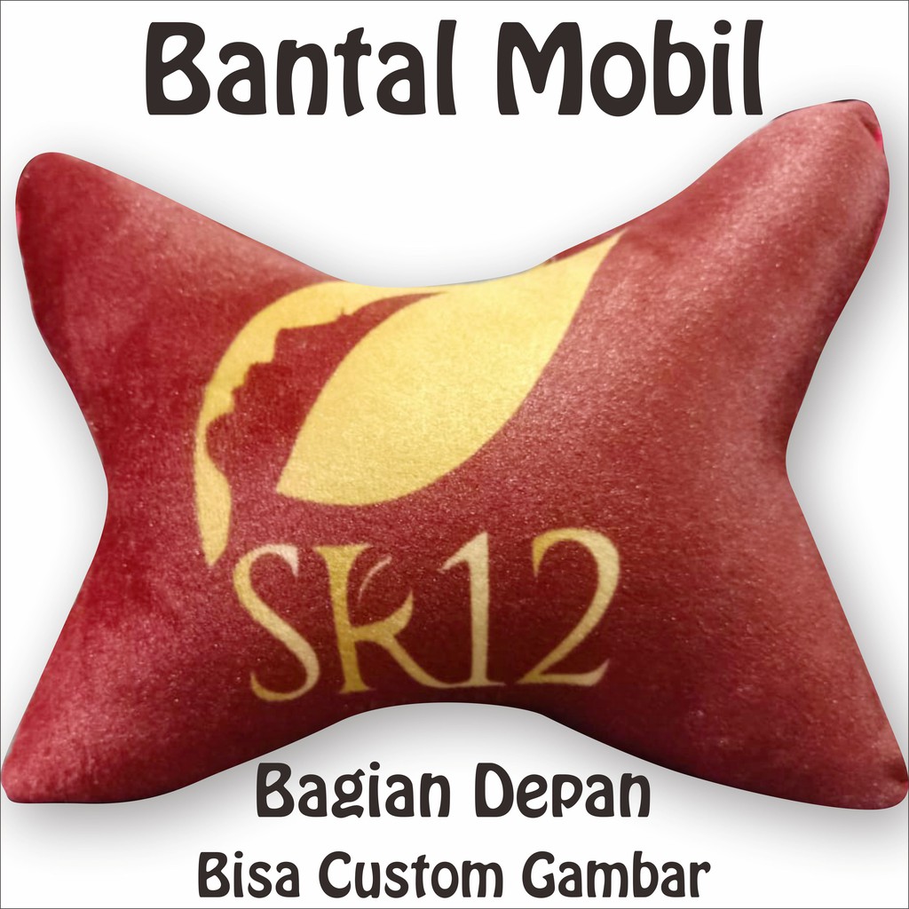 Bizzarpillow Bantal Sandaran Jok Mobil Custom 20 x 30 BZ271