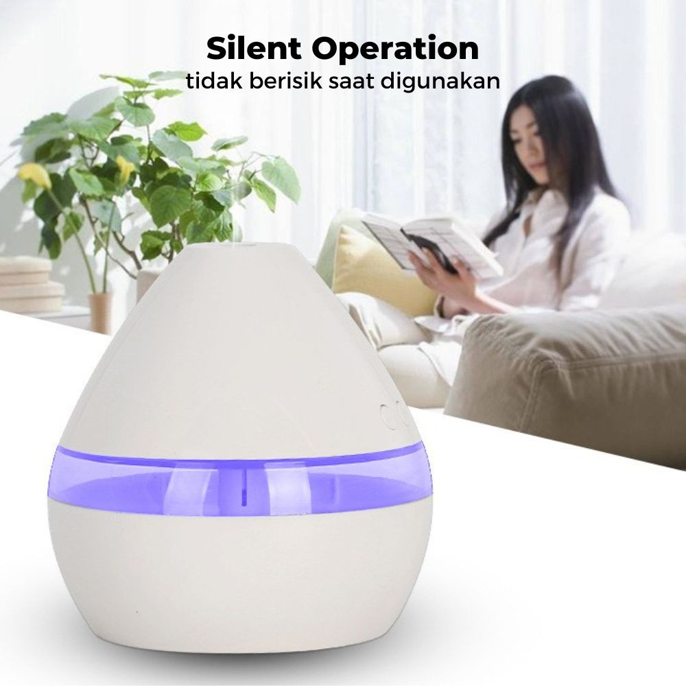 GRATIS EMAS  Air Humidifier Aroma Therapy Night Light pengharum ruangan pelembab udara 300ml