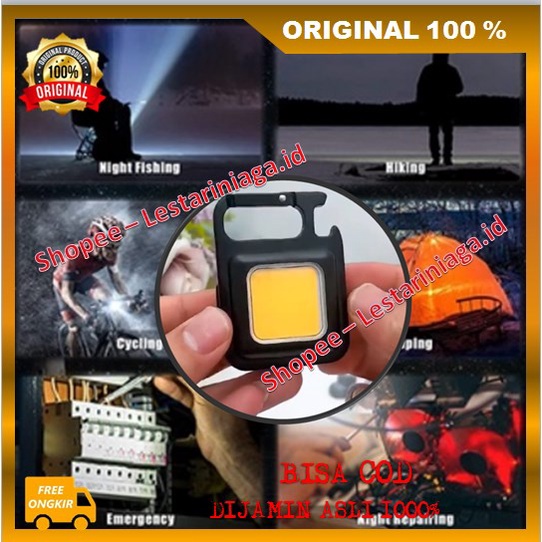 Gantungan Kunci  Senter Led Multifungsi Senter Led Mini Kualitas Premium ORIGINAL