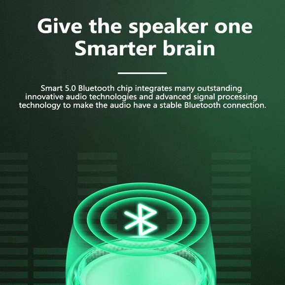 (COD)9 Warna Mini Bluetooth Speaker Bass Wireless Audio Portable Speakers Bulat Meriam Baja Kecil-3