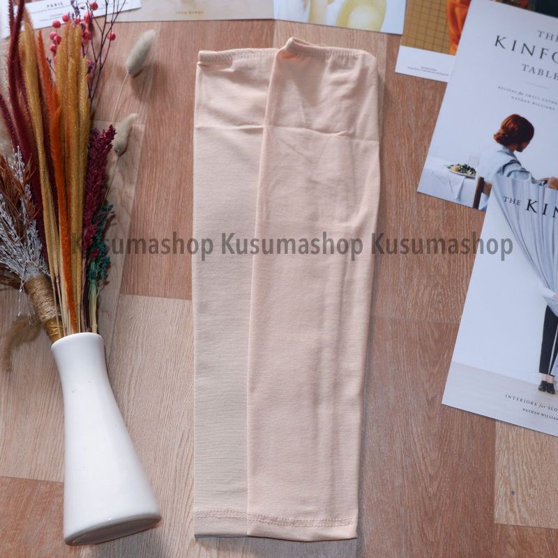 Manset Tangan Bahan Kaos Spandek PE-Cream