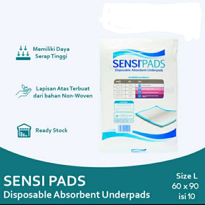 sensi pad disposable underpad L 10