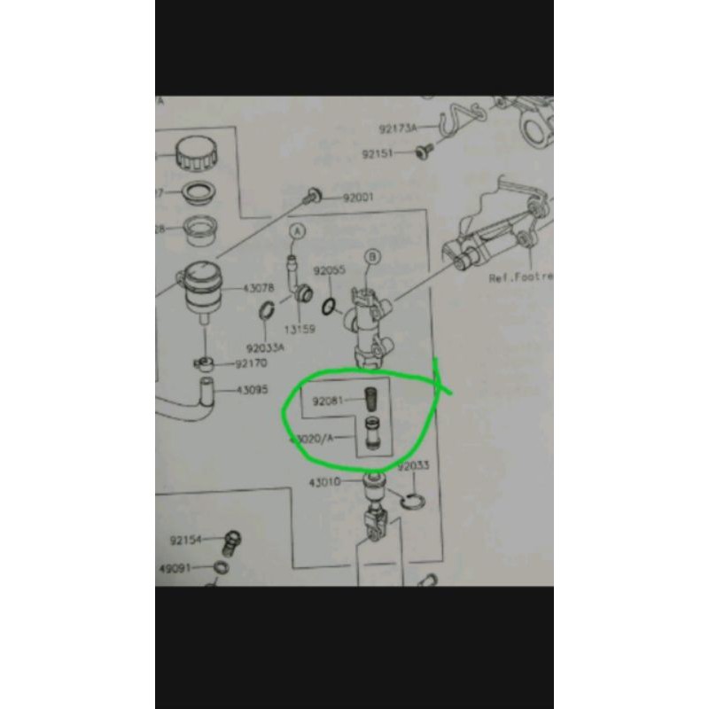 seal master rem belakang ninja r dan ninja 250