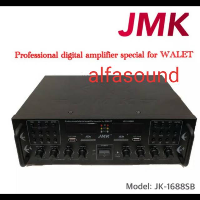Power Amplifier Walet Jmk JK 1688SB Ampli JK1688SB