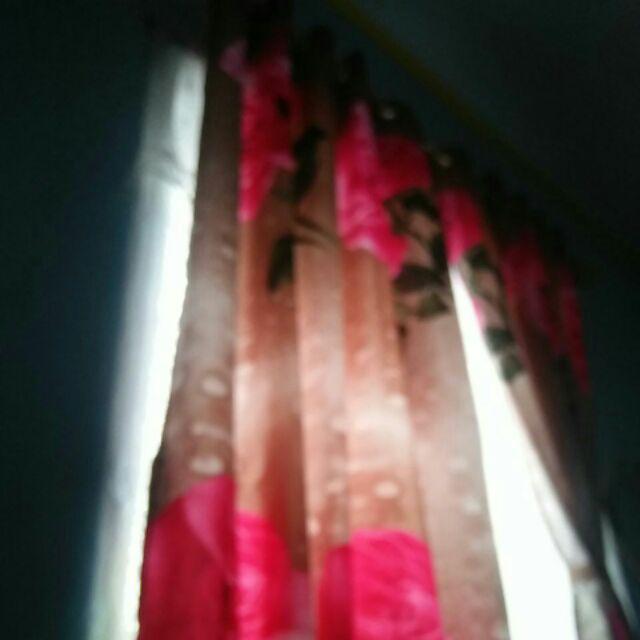 Gorden Tirai Homemade Smokring Motif Bouqet Flower