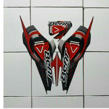 striping beat karbu 2009 hitam