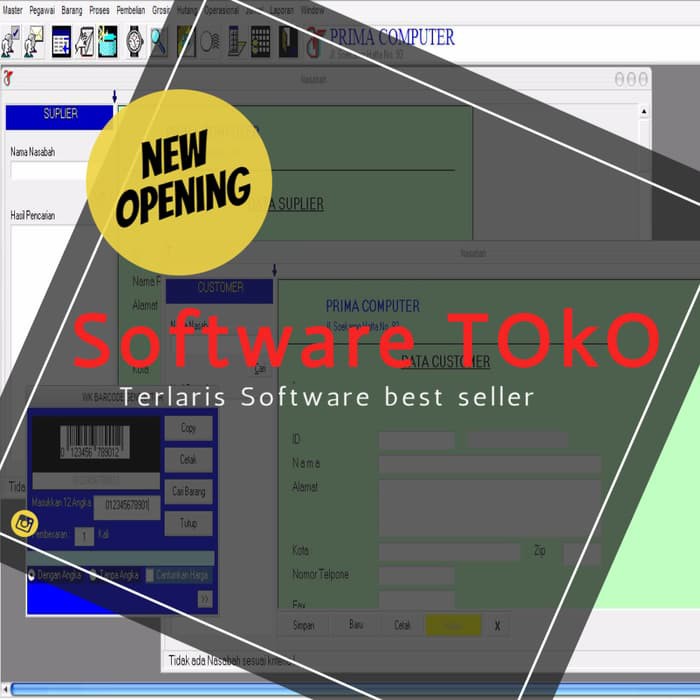 Jual software program toko kasir grosir akuntansi |software Toko
