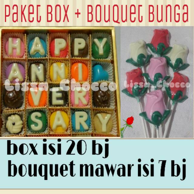 

PAKET 20+7 BOX + BOUQUET BUNGA