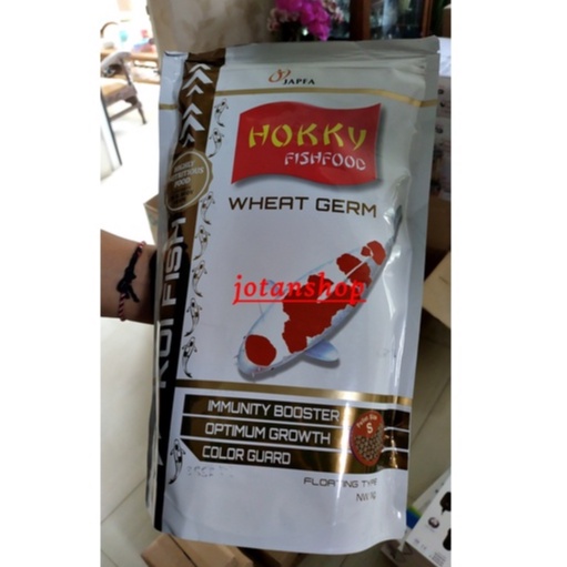 HOKKY WHEAT GERM HOKI MAKANAN PAKAN PELET IKAN HIAS KOI 1kg