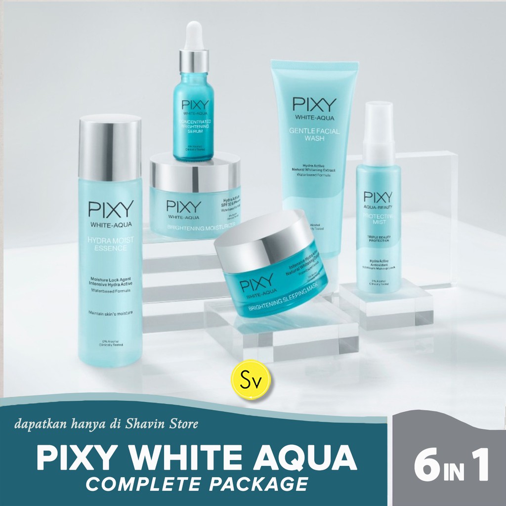 Paket Komplit Pixy White Aqua Series Promo