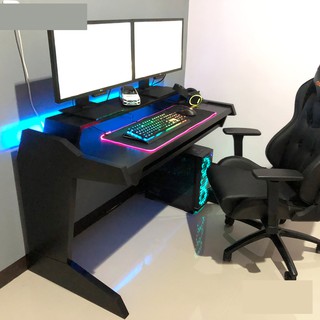  Meja  Komputer  Gaming  PC Desk RGB murah 128x68 Battledesk 
