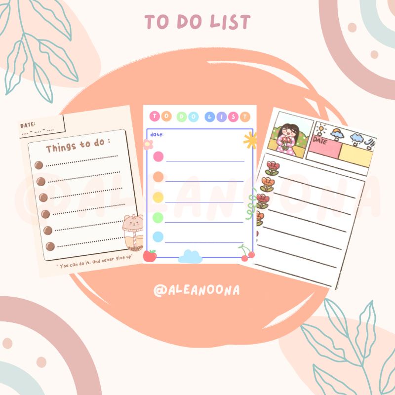 

To do list Cute, To do list aeshtetic, Todo list korean, memo