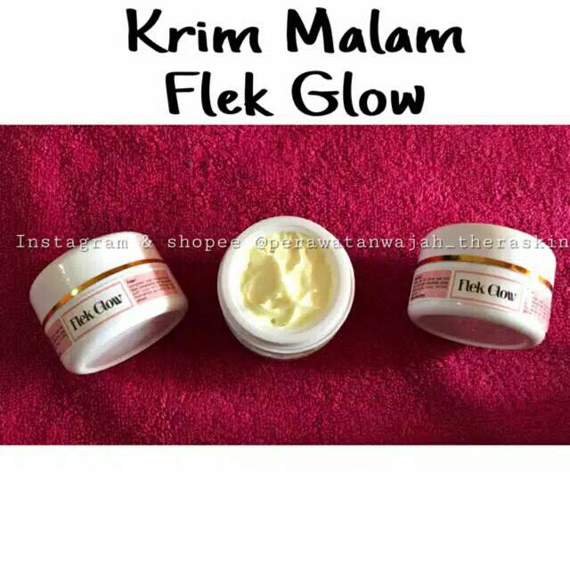 Krim malam FLEK GLOW theraskin