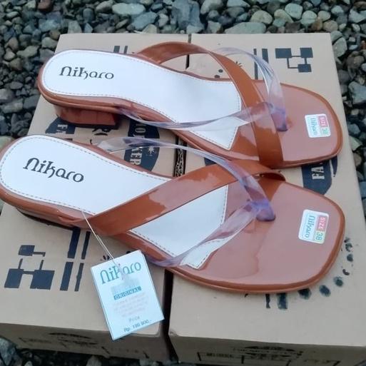 Sandal Wanita Heels Model| Sandal Wanita Hak Tahu 3 cm | Sandal Wanita Heels Kaca –VNM.19My22ĸ