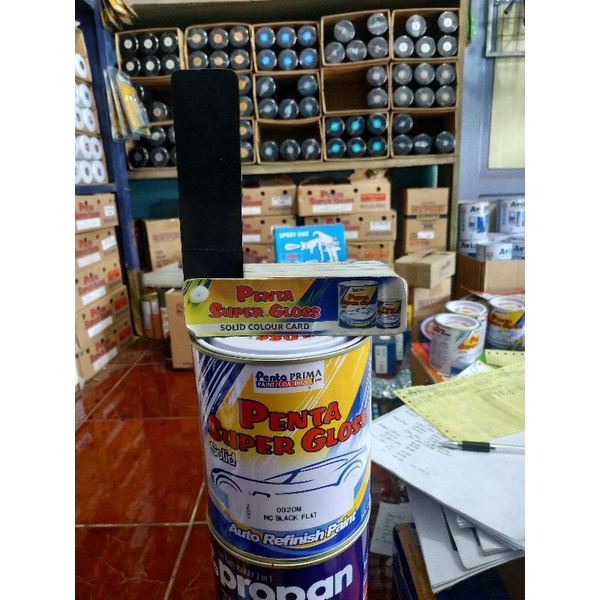 Penta Gloss 0020M Black Flat (Hitam Doff) 1kg
