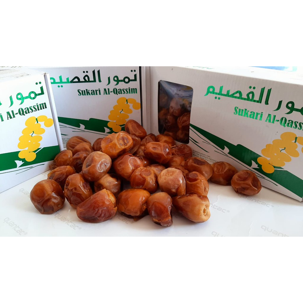 

Kurma sukari Al - Qassim Premium Kurma basah Original 1KG