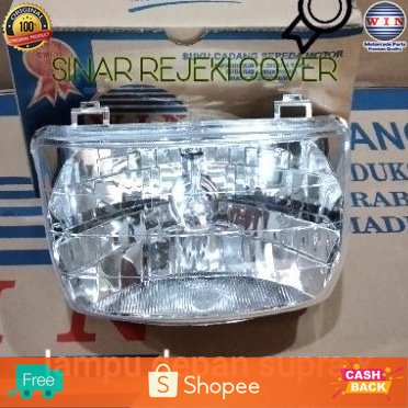 WIN - LAMPU DEPAN REFLEKTOR HEADLAMP SUPRA X 100 KEV
