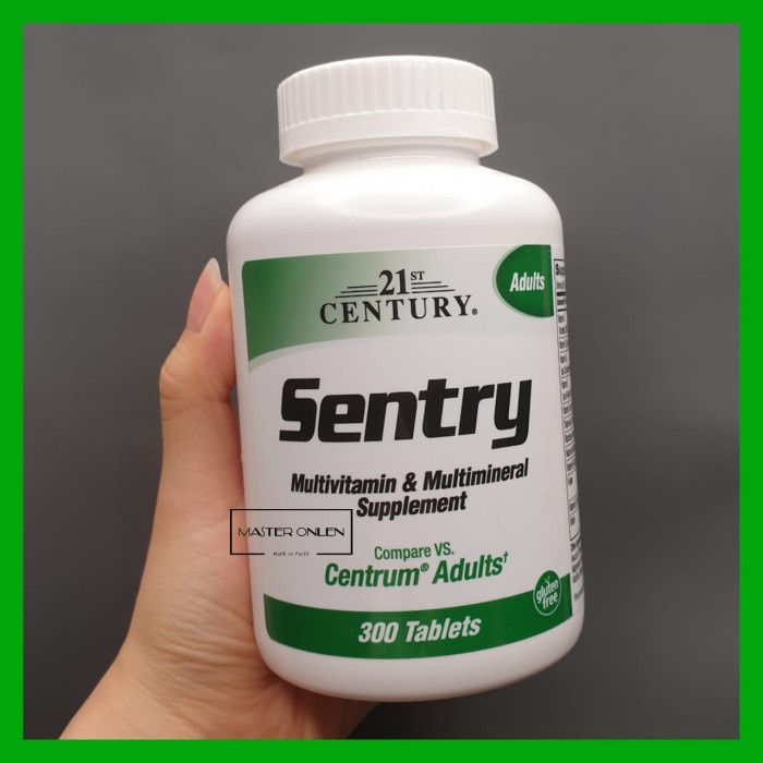 Multivitamin Sentry 21st Century 300 tablet compare with Centrum Adult Termurah