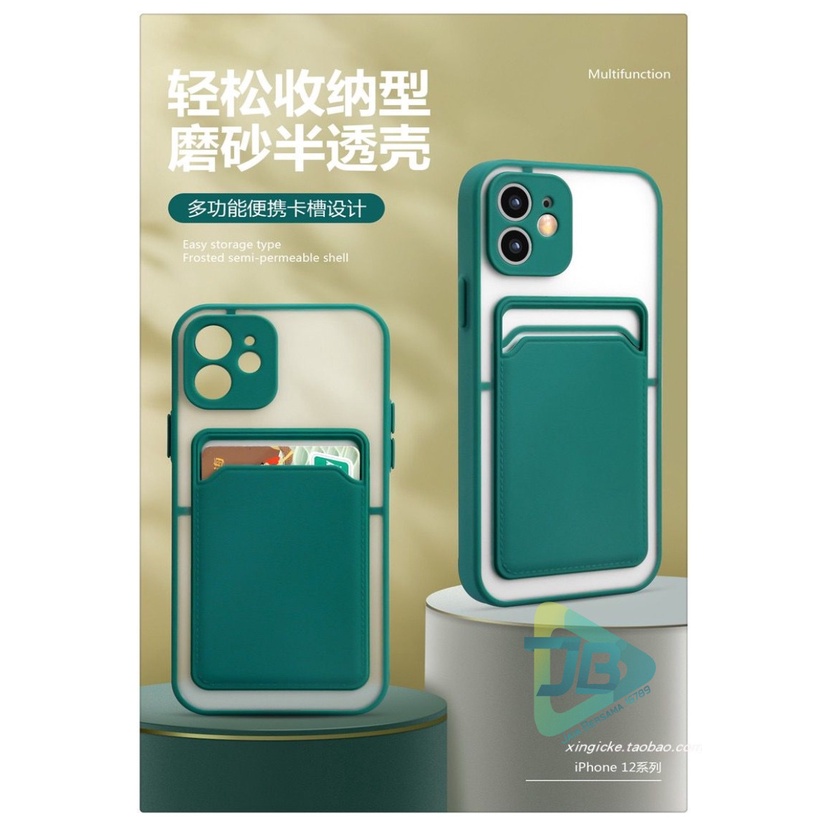 softcase choice aero slot card oppo vivo samsung xiaomi realme iphone all type JB5573