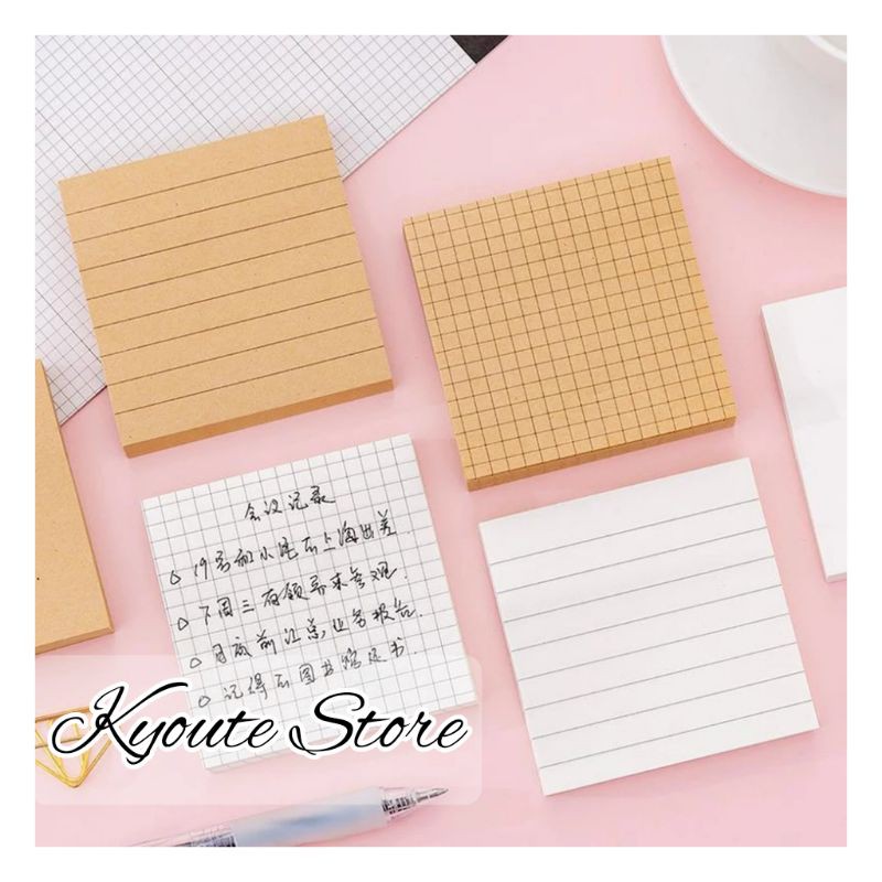 

Sticky Notes Grid Polos Garis Simpel Craft Scrapbook DIY Bujo Planner Diary