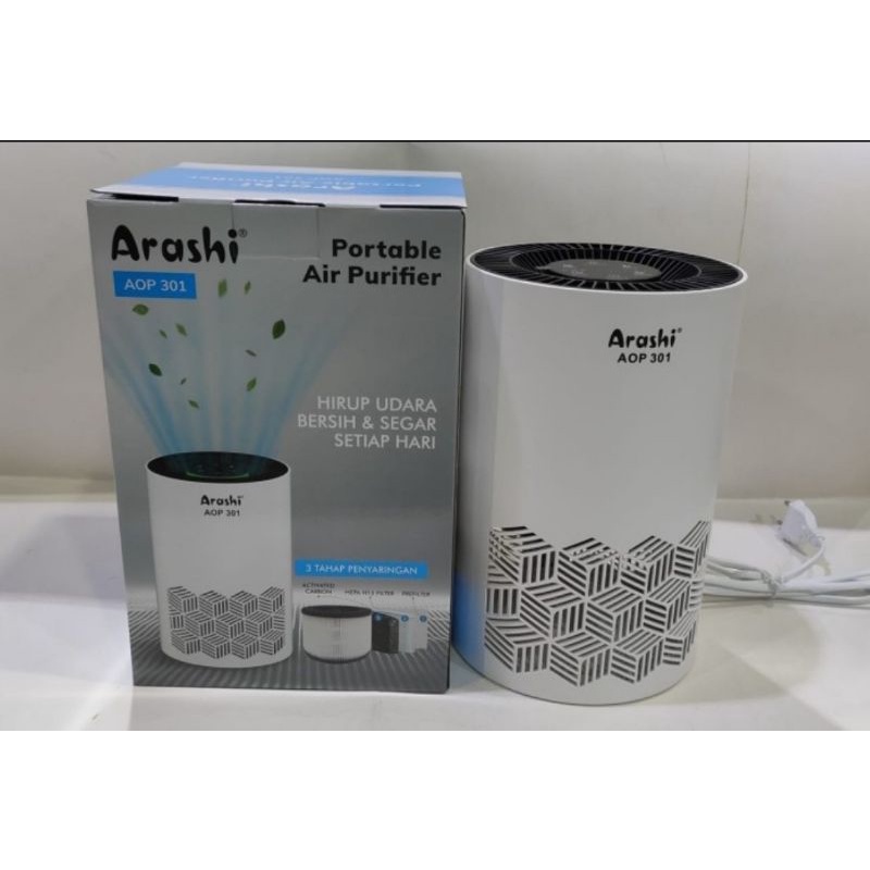 Air Purifier Portable ARASHI AOP 301 Rechargeable With Hepa Filter