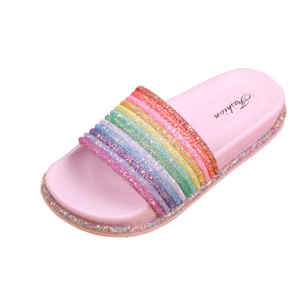 girls rainbow slides