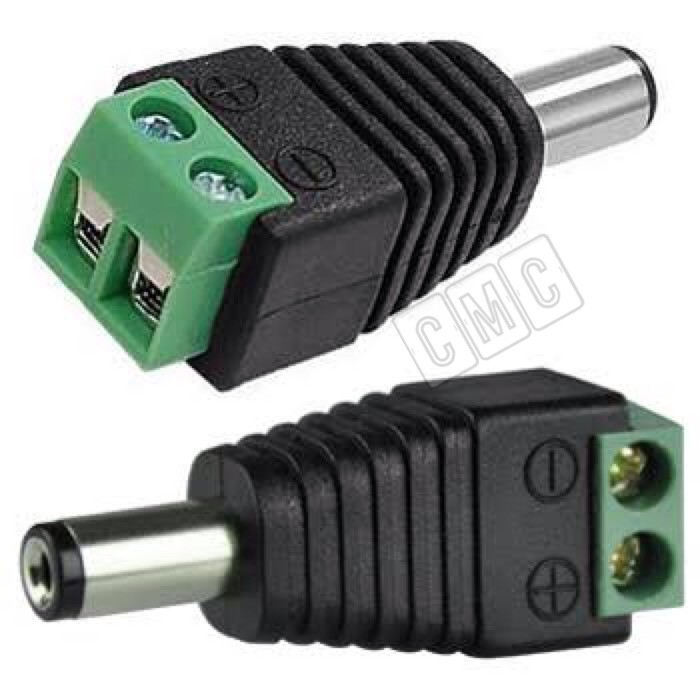 Jack DC power male untuk cctv cable soket Kabel