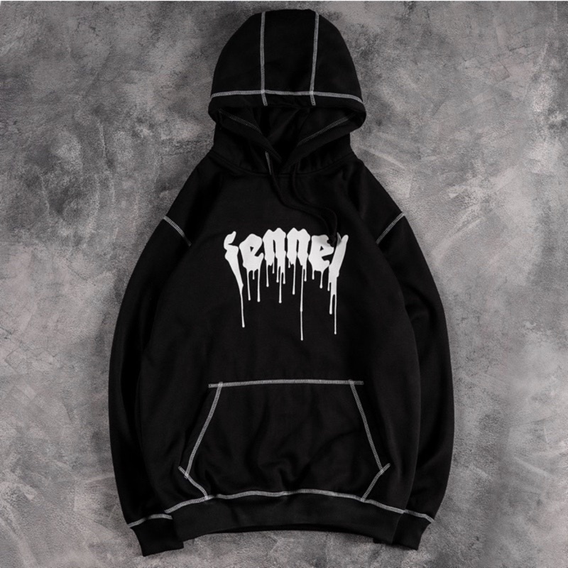 Jaket Hoodie Rantai motif Fennel