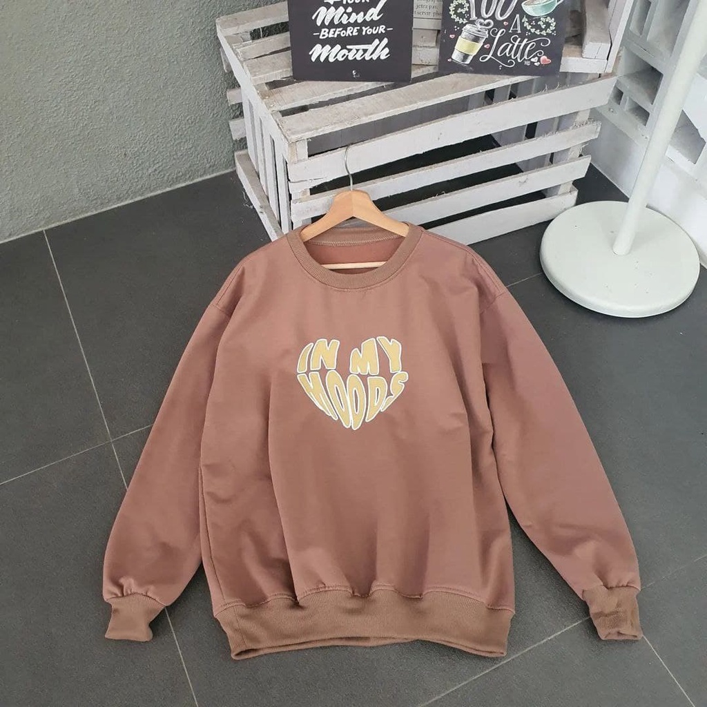 Nara Grosir - In My Mood XXL Sweater l Fashion Pria dan Wanita