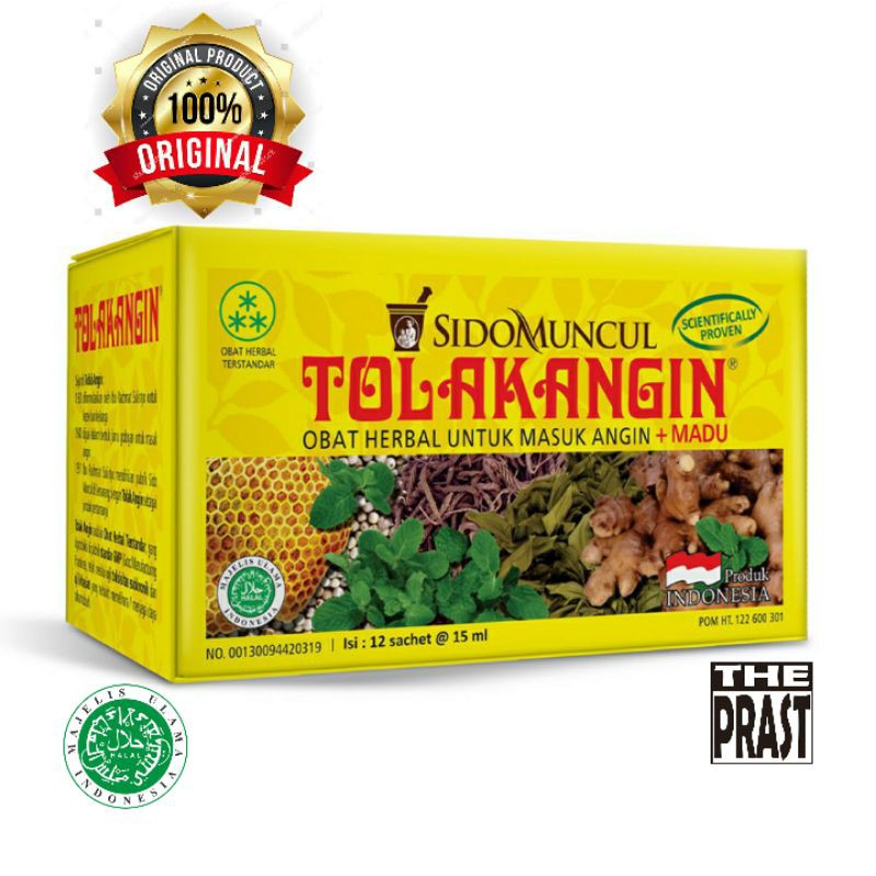 Jamu Tolak Angin Sido Muncul Cair + Madu 12pcsx15ml