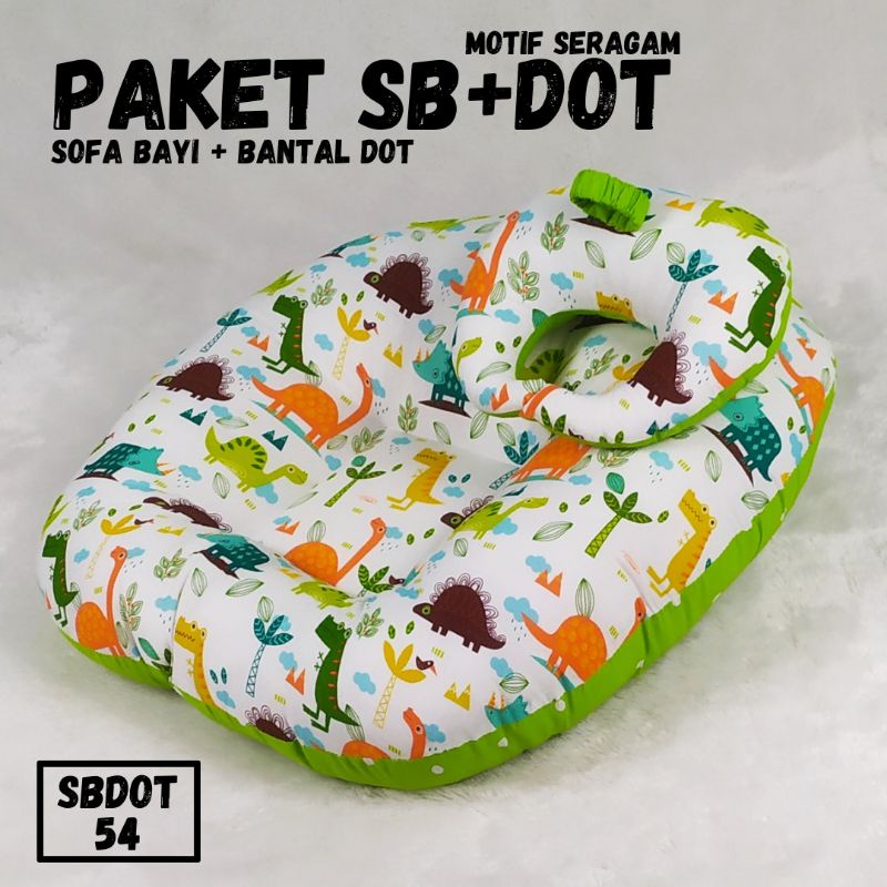 [SBDOT] PAKET SOFA BAYI - SOFA BAYI NEWBORN - BANTAL DOT BAYI