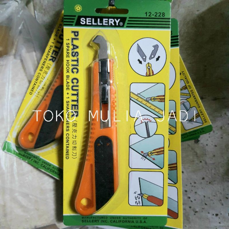 Pisau potong akrilik SELLERY / plastik plastic acrylic cutter bagus