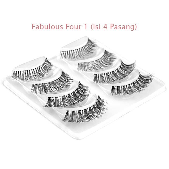 Blink Charm Eyelashes Fabulous Four(Isi 4 Pasang )(Choose Type)