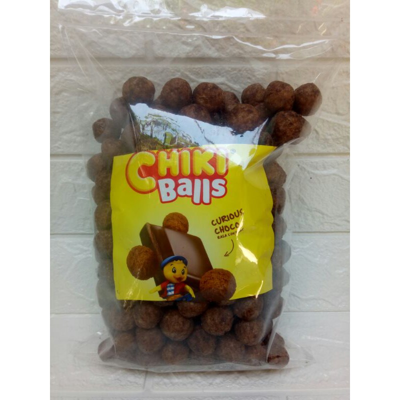 

Snack kiloan ori Chiki balls coklat 200gr