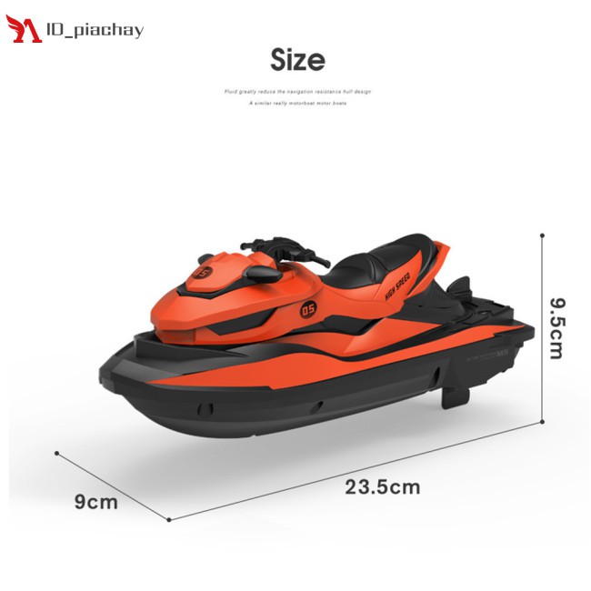 Smrc M5 2 4g Mini Remote Control Rc Boat Motorboat Children S Toys Model For Water Skiing In Summer Shopee Indonesia