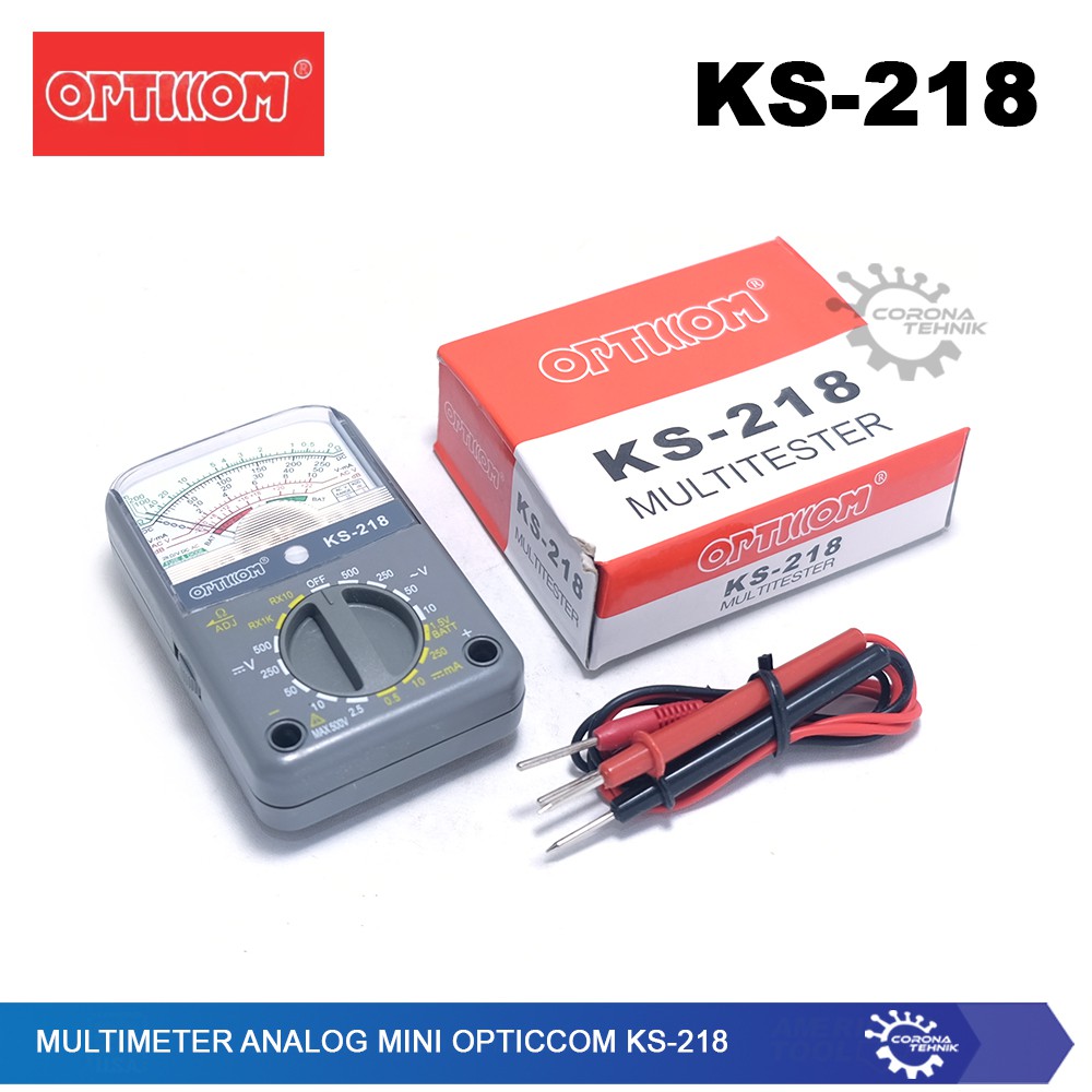 KS-218 - Multimeter Analog Mini Opticcom