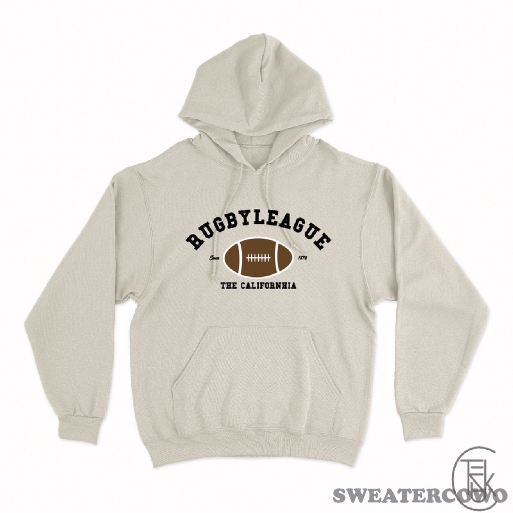 Sweaterpolos Hoodie Jumper RUGBYLEAGUE ( Sablon ) Unisex Pria &amp; Wanita