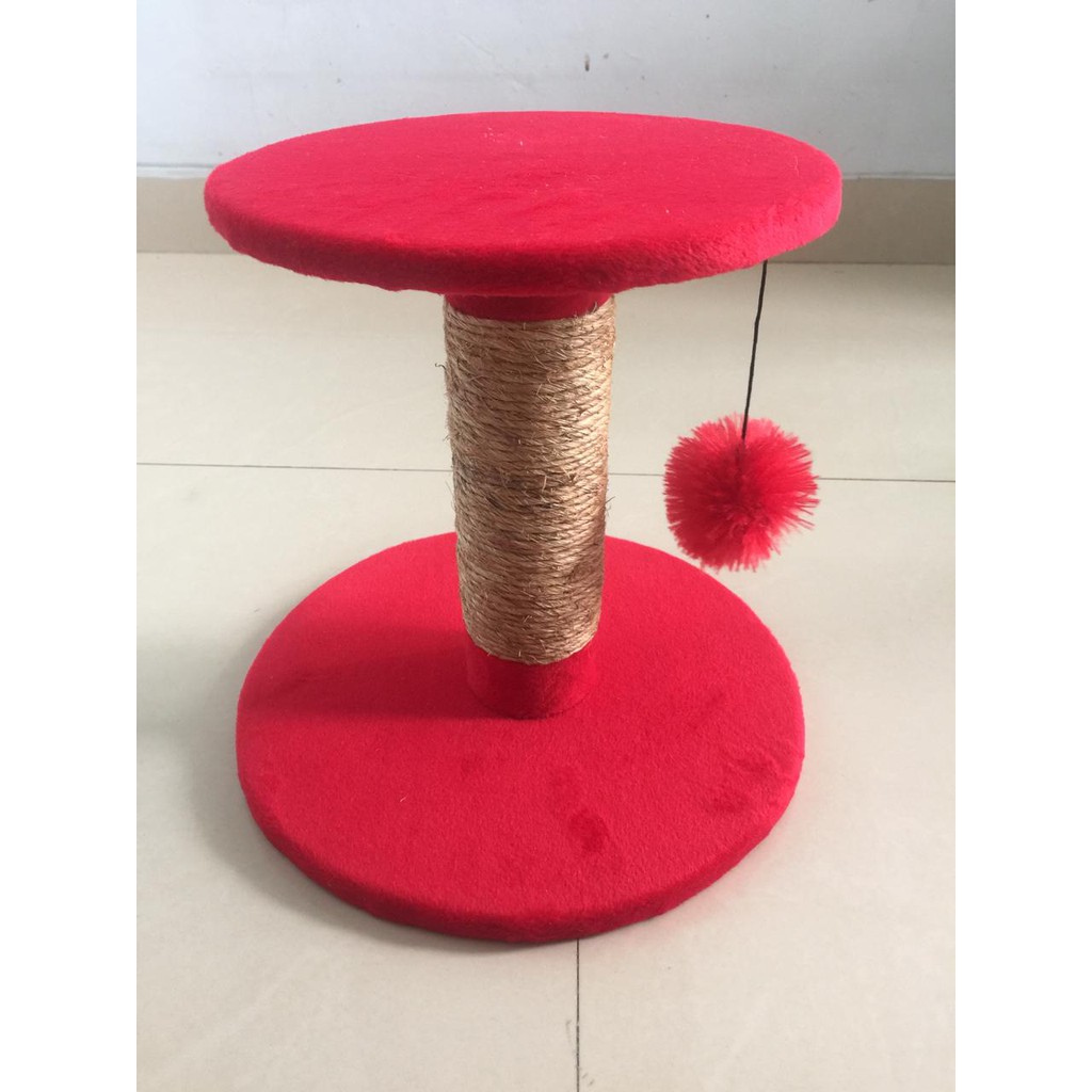 H021 Mainan Garukan Cakaran Kucing Medium Bulat  Tinggi  28cm