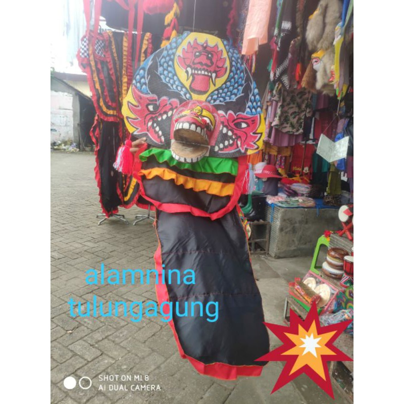 barongan spon dengan kemul dan gondel