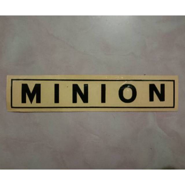 

STIKER MINION CUTTING STIKER MINION