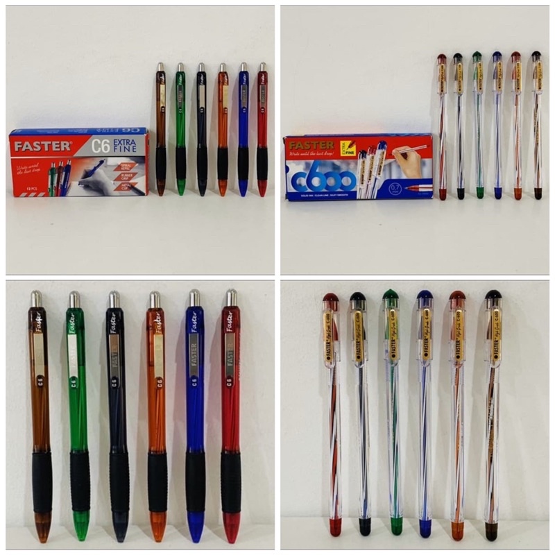 

PULPEN FASTER EXTRA FINE C6 DAN EXTRA FINE C600 / 1 BOX ISI 12 PCS